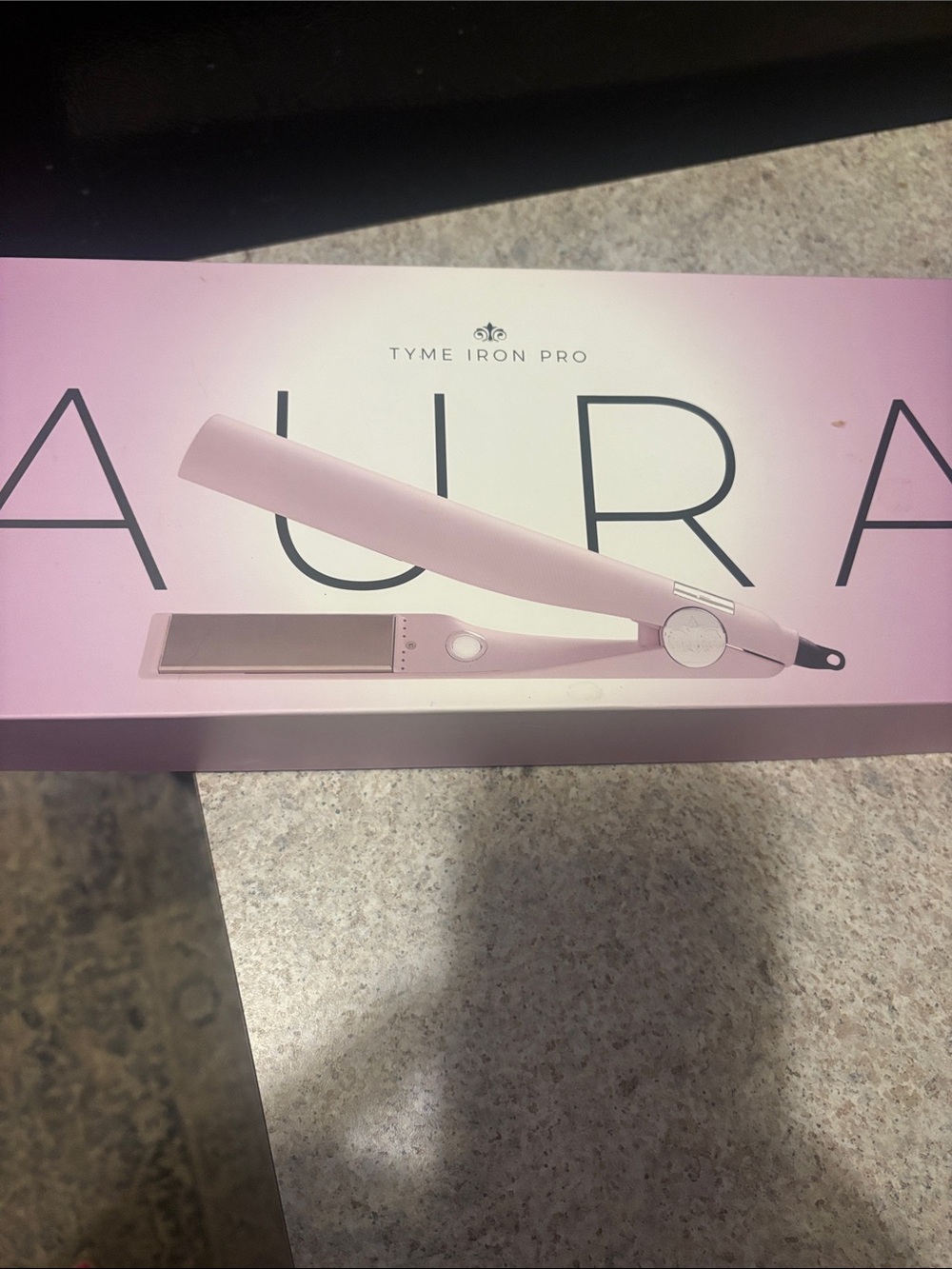 TYME Aura Pink Hair Iron Pro - Pastel Pink Straightener